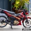 Tem rời cao cấp dán xe Satria F150 màu đỏ. Decal không bay màu bong tróc