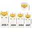 DARON Câu Lạc Bộ Golf Mũ Trùm Đầu Golf Bảo Vệ Có Thẻ Số Golf Putter Cover Đáng Yêu AKITA Chó Da PU Bảo Vệ Chó Hoạt Hình Động Vật Golf Đầu Gỗ Bao Da