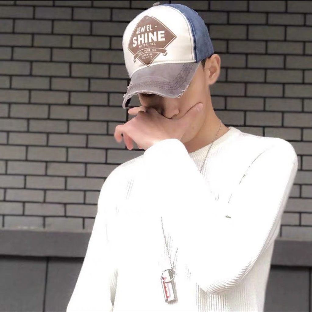 NÓN LƯỠI TRAI JEAN RÁCH SHINE UNISEX CAO CẤP | Shopee Việt Nam