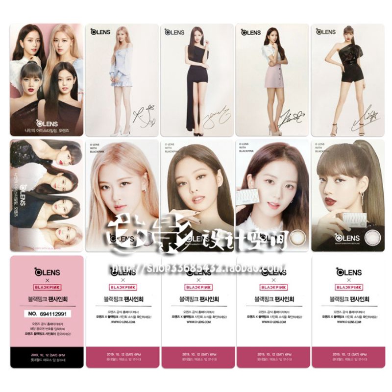 BLACKPINK LISA 2019 Summer Diary Photocards BLACKPINK 2019