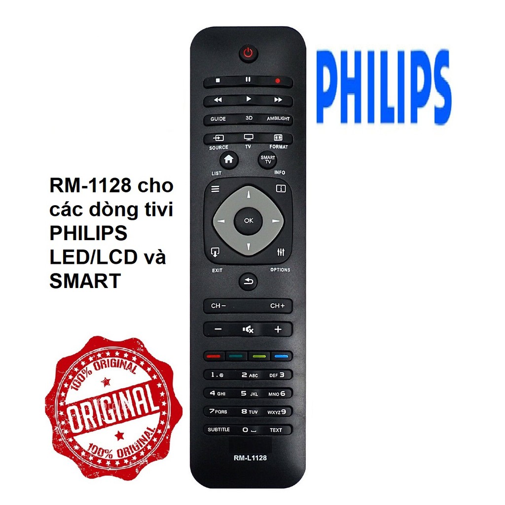 1. Tổng quan về điều khiển TV Philips