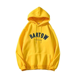 Áo Hoodie nỉ Nam nữ in chữ BARTOW hoodie tay dài