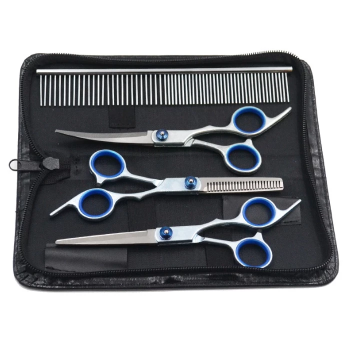 Bộ kéo cắt tỉa lông chó mèo 4 món cao cấp