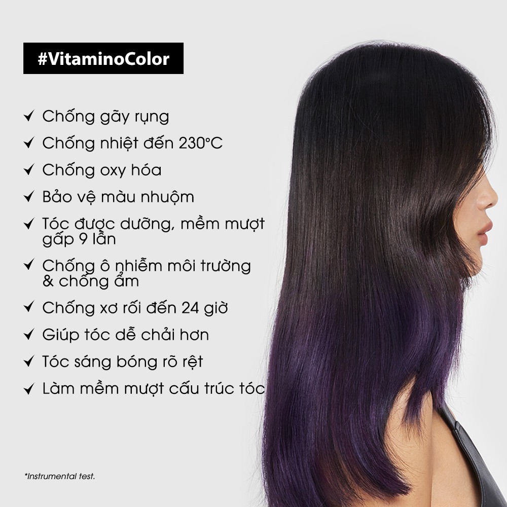 Xịt dưỡng chống nắng giữ màu tóc nhuộm L'Oréal Serie Expert Vitamino Color  190ml [+Tặng mũ trùm][+Ủ ProLonger 75ML] | Shopee Việt Nam