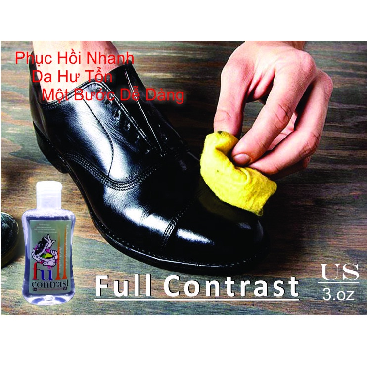 [FREE SHIP] Phục Hồi Da Full Contrast - Vệ Sinh Giày Da-Túi Xách