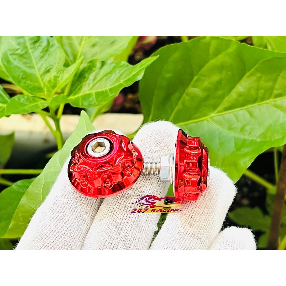 Gù Nhựa Đúc gắn tay lái chạy CNC lên màu Siêu Rẻ Đẹp mẫu Salaya màu ĐỎ