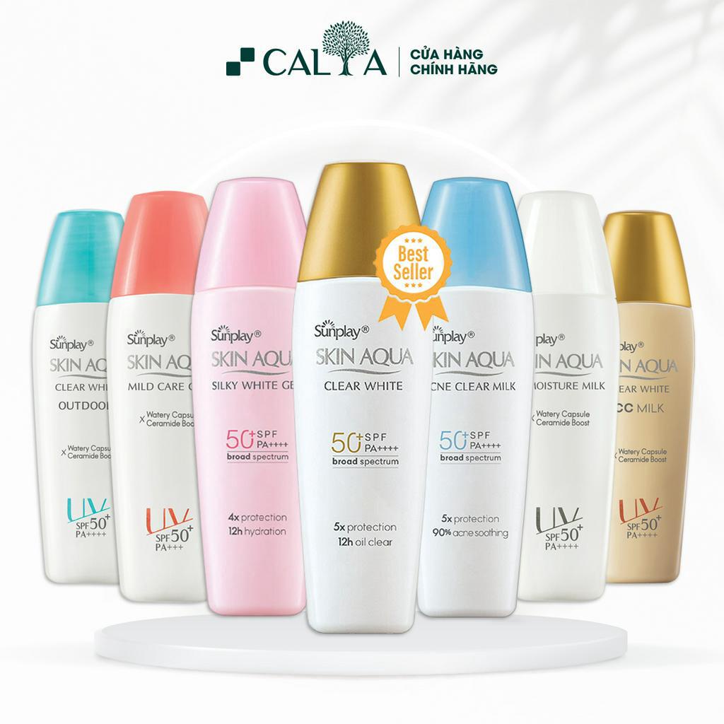 Ảnh Kem Chống Nắng Sunplay Skin Aqua Dưỡng Trắng Mịn, Ngừa Mụn, Dưỡng Ẩm Cho Mọi Loại Da SPF 50+ PA+++++ 1