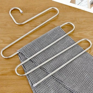 Móc treo quần áo ma thuật nhiều lớp inox, Móc treo quần áo thông minh 88008