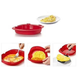 Cc Silicone Omelette Maker Lò vi sóng Stick Máy làm trứng cuộn trứng nướng
