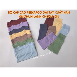 Bộ bé trai Peekaboo dài tay cạp cao vải THUN LẠNH MỀM MƯỚT siêu thích - quần áo trẻ em từ 5-18kg