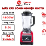 Máy Xay Sinh Tố Công Nghiệp NIKITO 5000W xay đá Xay, thịt cá, rau củ quả, sinh tố, ngũ cốc, đồ khô, BH 24Tháng — ảnh 1