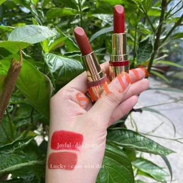 Son thỏi mini GOLDEN GIFT MOI Hồ Ngọc Hà, son lì mềm môi chính hãng set Joyful