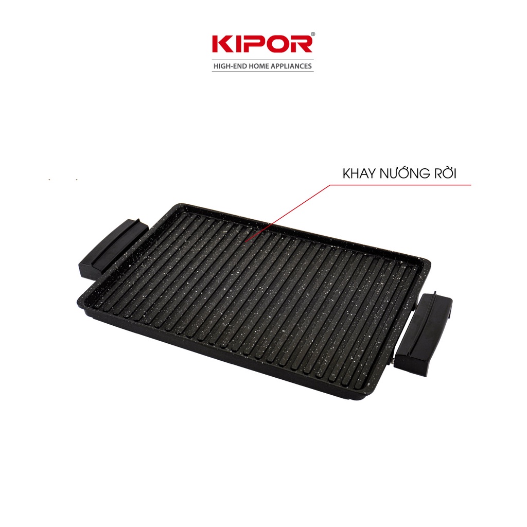 Ảnh Bếp nướng điện không khói KIPOR KP-GR4926 - Khay nướng rời chống dính WHITFORD của USA - Bảo hành tại nhà 12 tháng 3