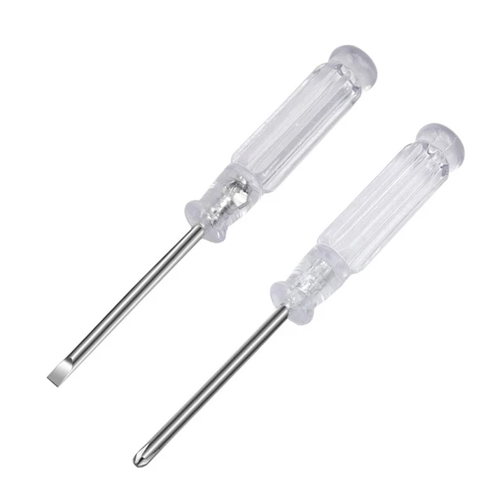 [SUIT] 2 Loại Phillips Flat di động cho tuốc nơ vít đầu Dụng cụ sửa chữa thủ công cầm tay tiện dụng cho đồ chơi thiết bị gia dụng