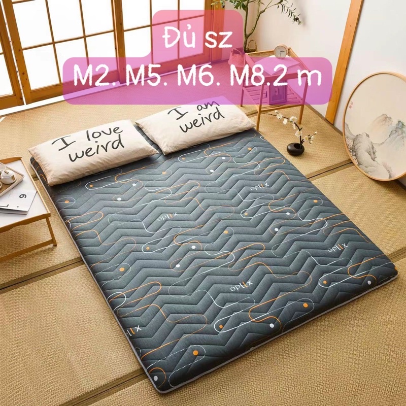 Đệm mỏng 4cm, Topper nệm vải mát gấp gọn tiện lợi đủ kích thước ...