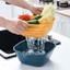 Bộ 6 Rổ Chậu Nhà Bếp Bằng Nhựa Cao Cấp Đựng Rau Củ