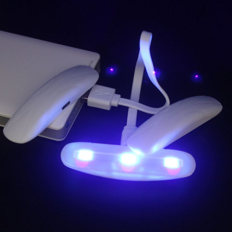 Jenniferab Chữa Nhanh Đèn LED UV Mini Chữa Cho Nhựa Thủ Công Đèn LED Sạc USB