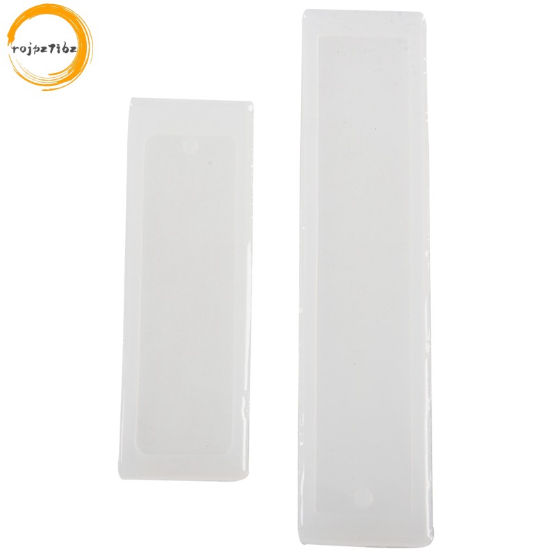 2 Cái / bộ Hình Chữ Nhật Silicon Đánh Dấu Trang Khuôn, DIY Đánh Dấu Trang Khuôn Làm Nhựa Dính Trang Sức DIY Thủ Công Silicon Khuôn Trong Suốt