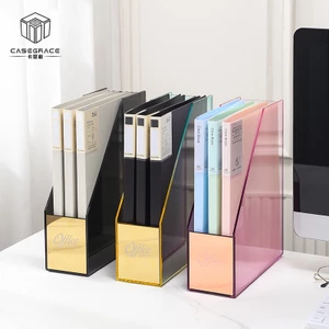 Hộp đựng tài liệu CASEGRACE để bàn bằng acrylic chống va đập tiện lợi cho gia đình/ v