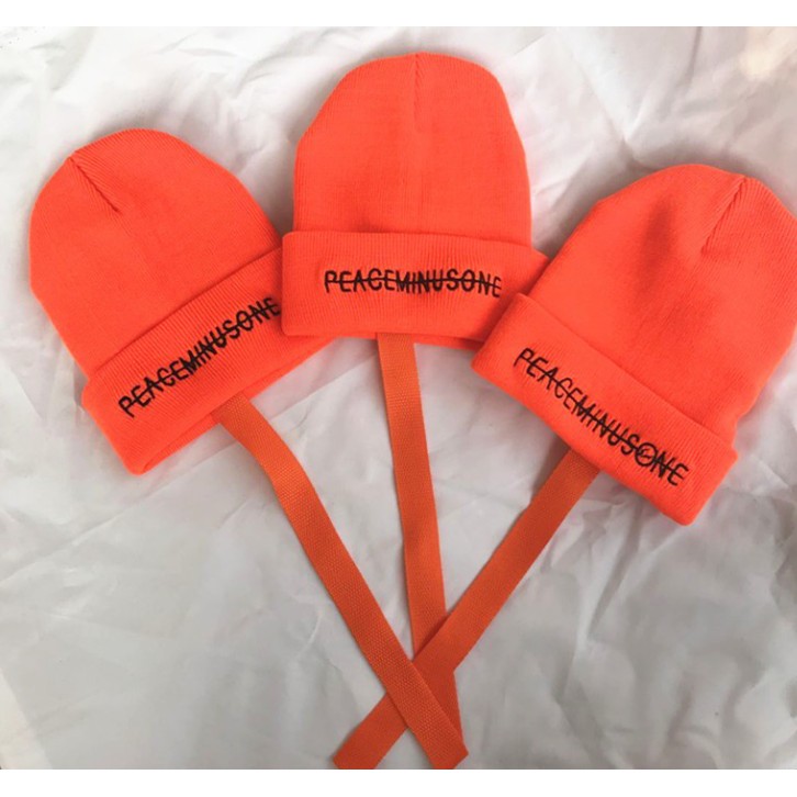 peaceminusone PMO KNIT CAP #2 RED（PEACEMINUSONE PMO Beanie