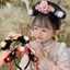 WEETW Phong Cách Cổ Đại Mũ Cổ Điển Retro Cổ Hoa Ngọc Trai Tua Rua Hanfu Mũ Đội Đầu Hoàng Gia Triều Tiên Mũ Phong Cách Mũ Nón