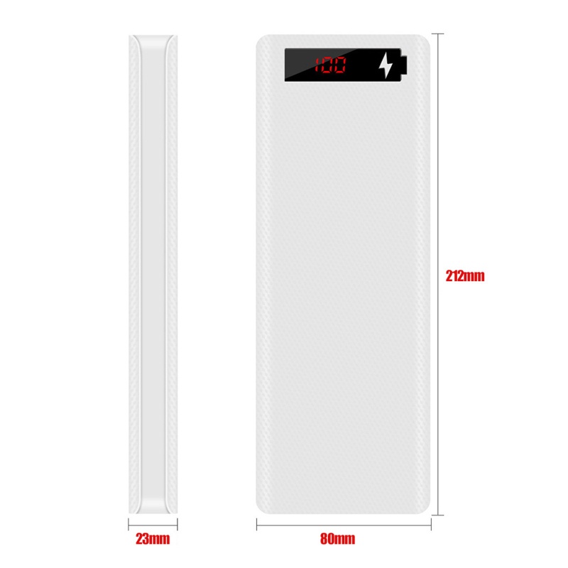Màn hình LCD YOI L10 18650 Pin giữ cho hộp đựng 10x18650 Bat