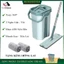 Cây chổi lau nhà tự vắt thông minh mâm nhựa xoay 360 độ quét lao chà sàn vệ sinh nhà cửa tặng 1 bông lau siêu thấm hút