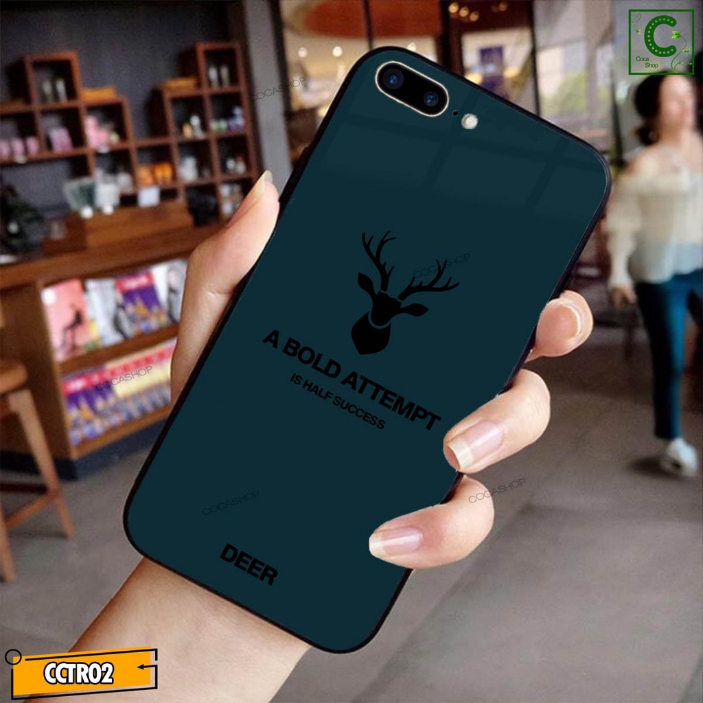 Ốp lưng iphone sáng bóng BVC hươu 6/6plus/6s/6splus/7/7plus/8/8plus/x/xr/xs/11/12/pro/max/plus/promax