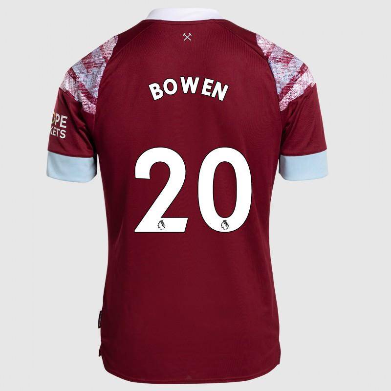 Áo bóng đá sân nhà West Ham United 2022-2023, chất liệu thun, phù hợp unisex