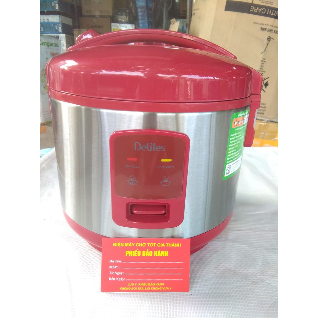 Nồi cơm điện Delites 1.2 lít NCG1201 | Shopee Việt Nam