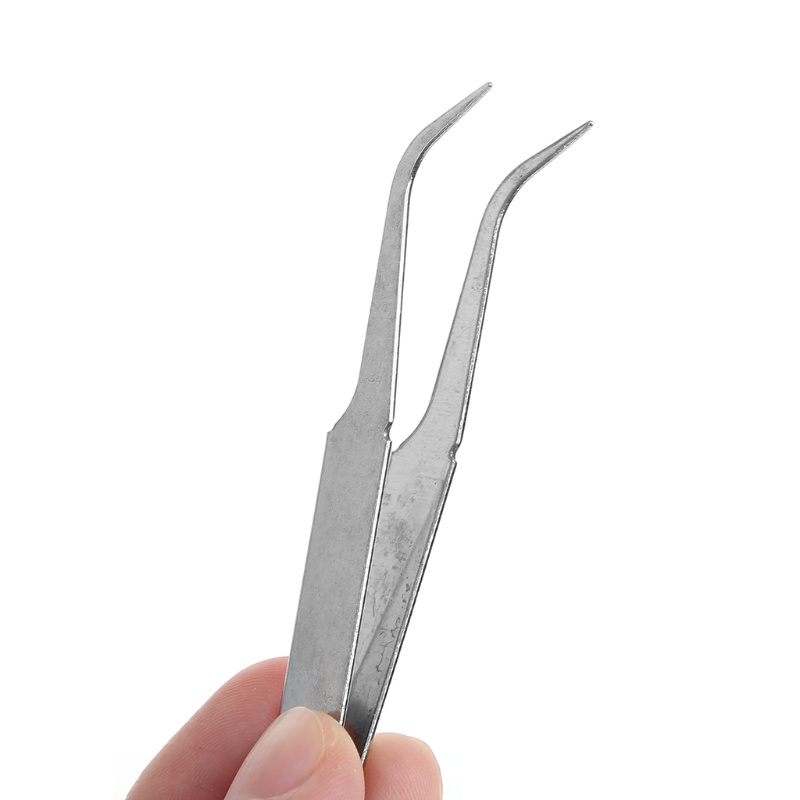 Ff Nhíp nhọn Đầu kim chính xác Nhíp bằng thép không gỉ Nhíp thẳng trung bình cho DIY