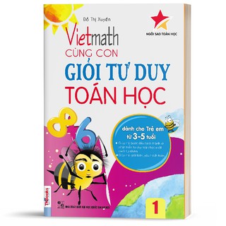 [Outlet S1]  Sách - Vietmath - Cùng Con Giỏi Tư Duy Toán Học Tập 1