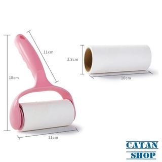 Cuộn Lõi Lăn Bụi, Cán Lăn Quần Áo, Lông Thú, Ga Giường - Lõi Dự Phòng Thay Thế 60 Tờ Sử Dụng Cho Cây Lăn Bụi 10cm