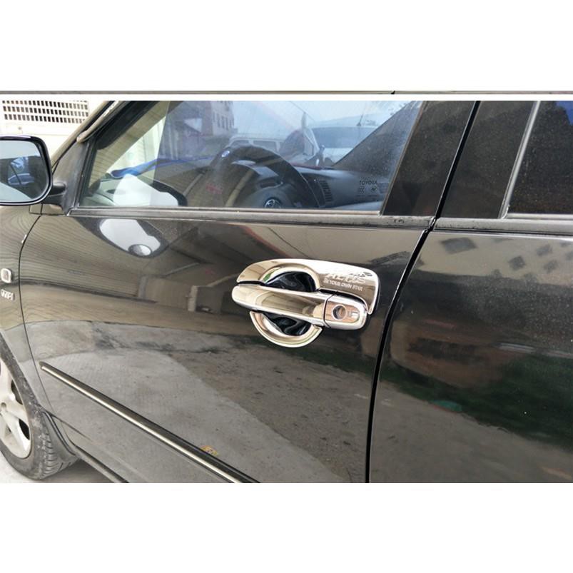 Ốp tay nắm , hõm cửa xe Toyota Altis đời 2003 - 2013 Mạ Crom Cao Cấp