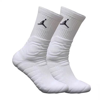 Nba Airman Tất Bóng Rổ Cao Cấp Dày Cao Cấp Thực Tế Tất Thể Thao Trắng Nam Giữa Ống Khăn Đáy Elite Tất
