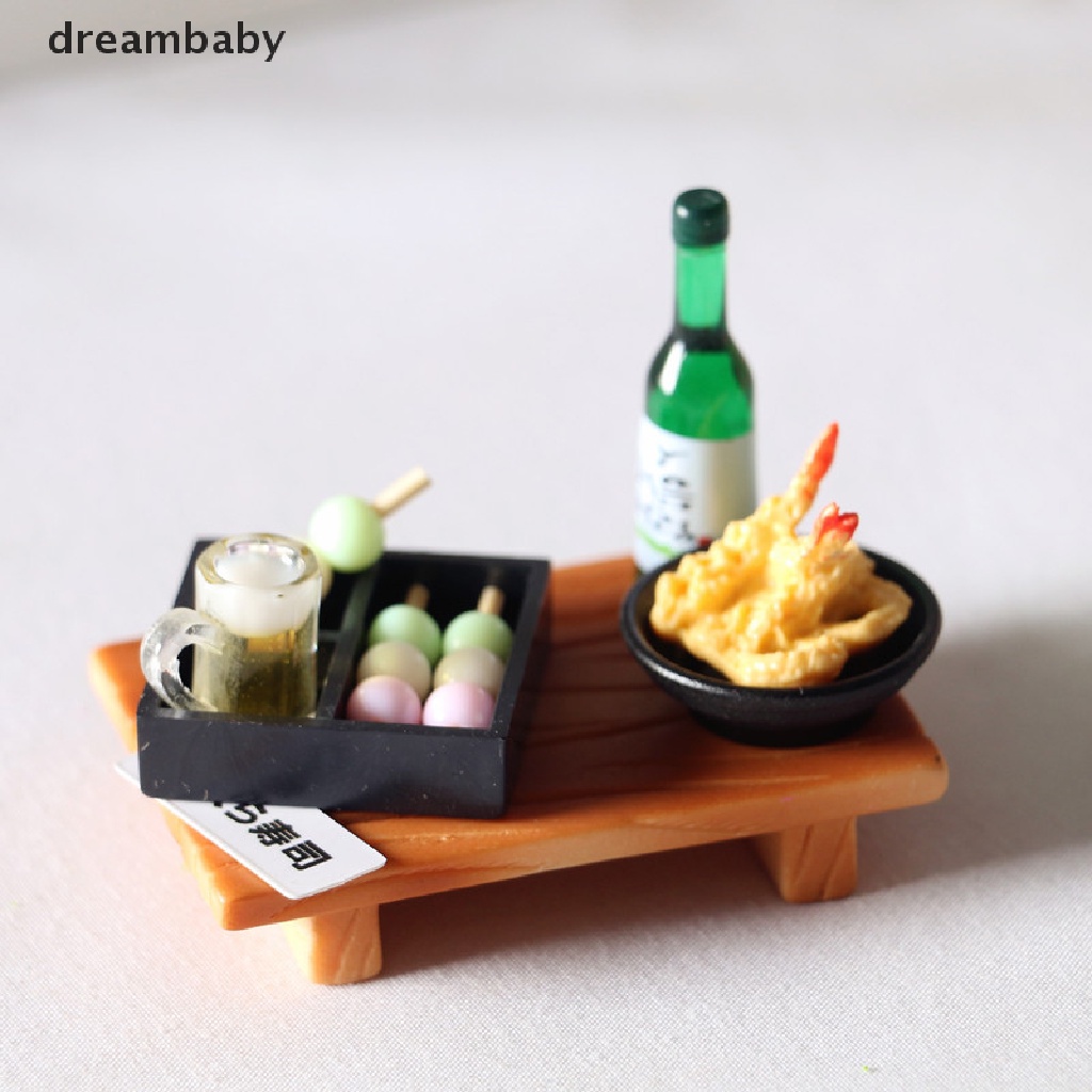 [dreambaby] Nhà búp bê tỷ lệ 1 / 6 Janpanese Sushi Thực phẩm Phụ kiện nhà bếp cho búp bê