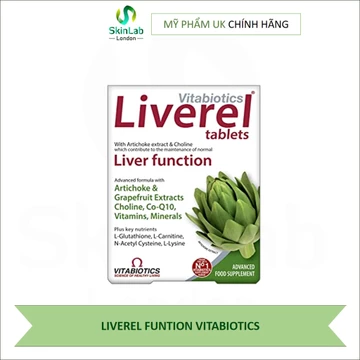 Thực phẩm chức năng bổ gan Vitabiotics Liverel Function (Bill Anh)