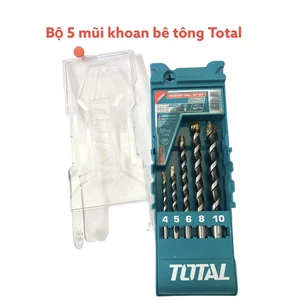 Bộ mũi khoan bê tông Total 5 chi tiết