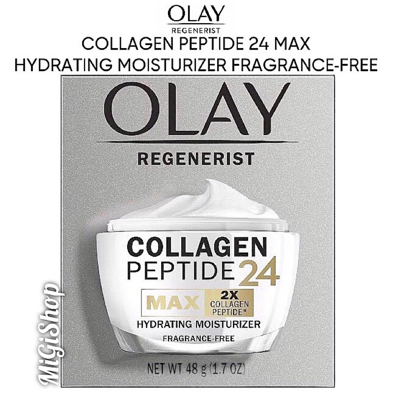 Ngoài Collagen Peptide và Vitamin B3, Olay Collagen Peptide 24 Max còn chứa các thành phần nào khác?

