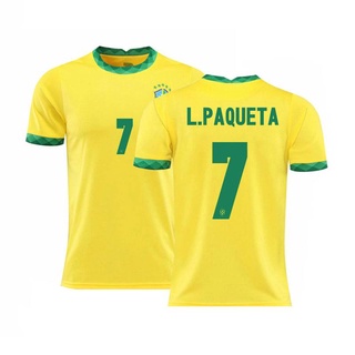Áo Thun Bóng Đá Quốc Gia Brazil Cho Neymar và Đồng Team - Phù Hợp Mọi Kích Cỡ