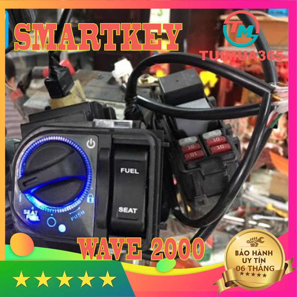 TRỌN BỘ KHOÁ SMARTKEY XE HONDA WAVE 2000 ( Wave RS, RSX, Wave Anpha ...
