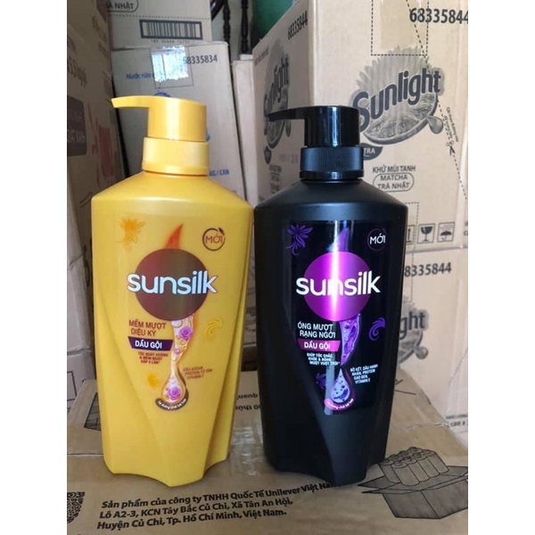 Dầu gội Sunsilk 650g tặng kèm tùy theo mỗi đợt công ty khuyến mãi