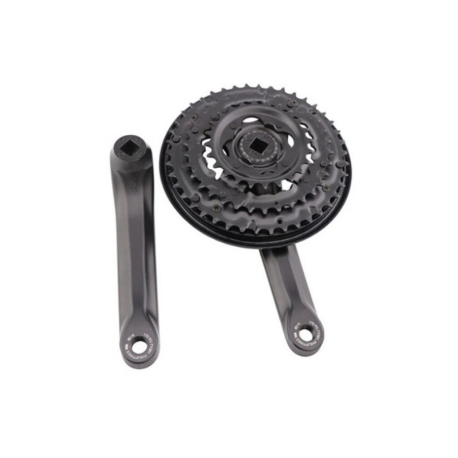 Cambio Bici SHIMANO FC-TY301 Pedaliera MTB - 3 Corone 42/34/24D, 150mm, Per 6/7/8 Velocità, Nera Guarnitura Mtb Shimano - Foto 6