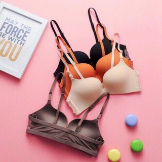 Bộ đồ lót nữ cài trước không gọng phối lưới cao cấp