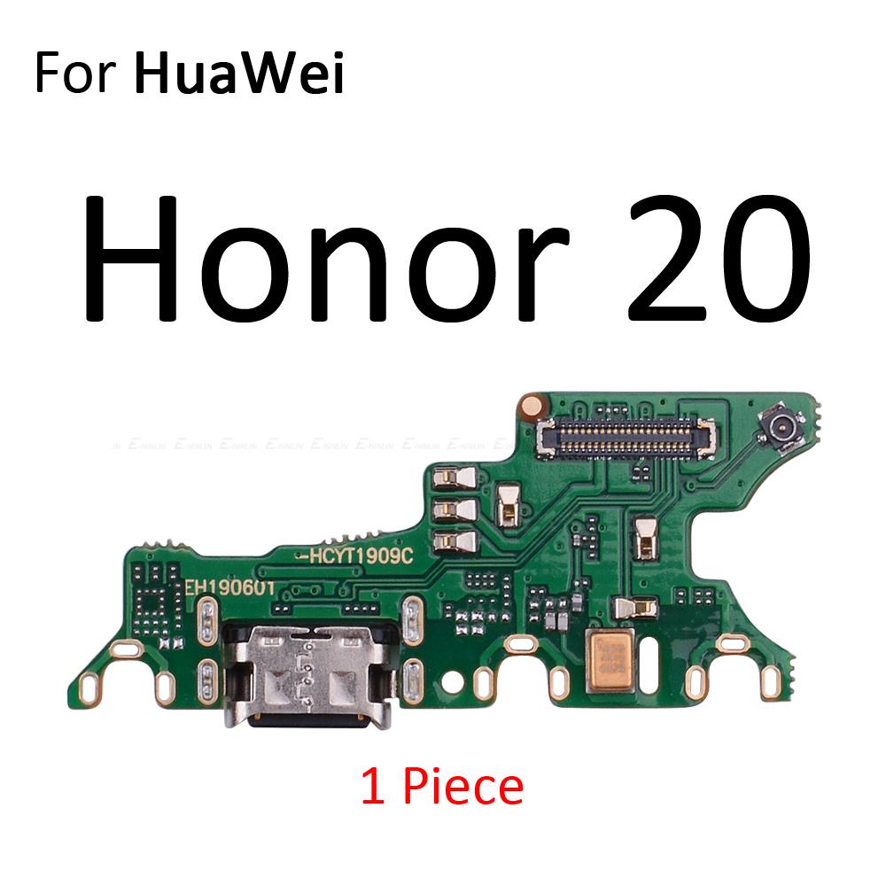 Đế sạc nguồn Cổng sạc USB Bảng cắm có Mic Cáp mềm cho HuaWei Honor View 20 20S 20E 10 10i 9 8 8C 8X Pro Lite Thay thế các bộ phận