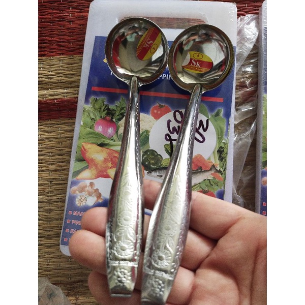 Muôi inox mỏng nhẹ in hoa văn ( loại trung) | Shopee Việt Nam