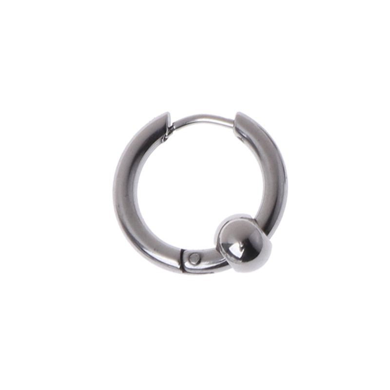 Korean Jewelry for Titanium Steel Earrings Long Men Boys Hoop Chain Drop Earring