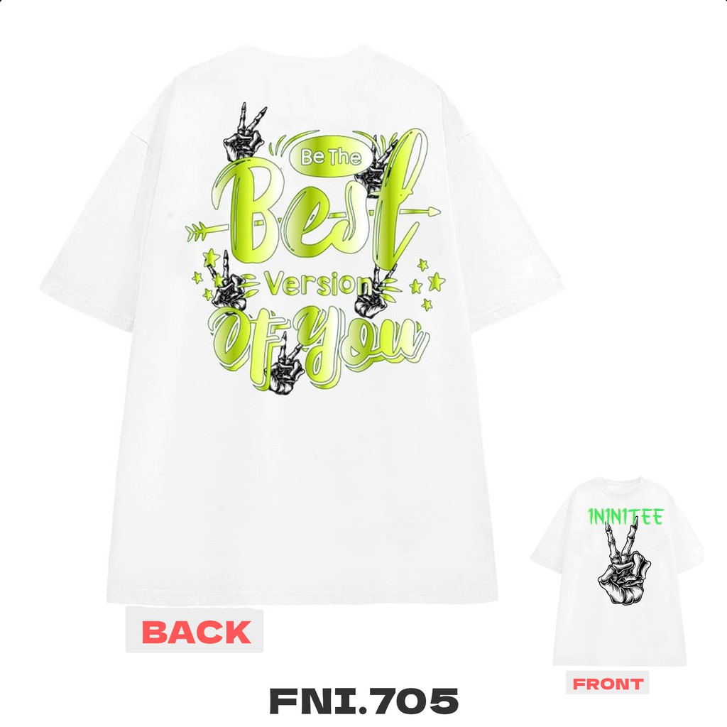 Áo thun INFINITEE Fni0705, Thun 100% Cotton - form rộng Unisex.