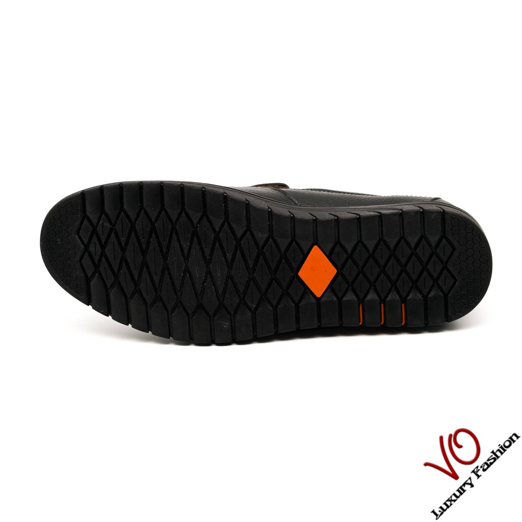 Ảnh Giày ông già da bò thật màu đen và nâu VO LUXURY FASHION KK 445 4
