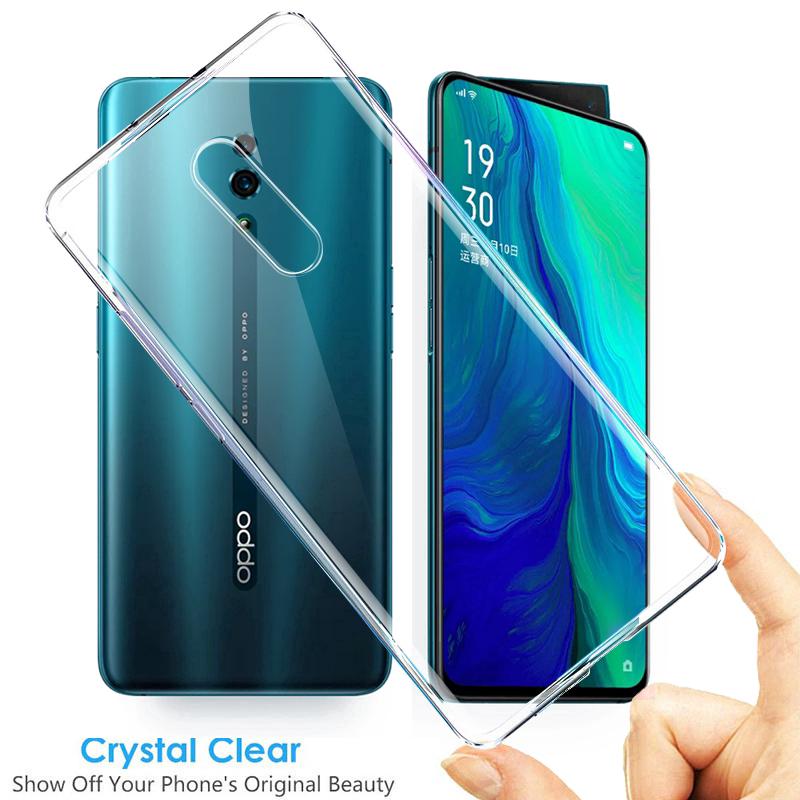 Ốp điện thoại silicon siêu mỏng trong suốt cho For OPPO Reno 10x zoom F11 Pro